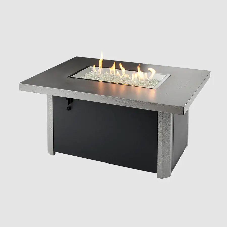 Caden Rectangular Gas Fire Pit Table