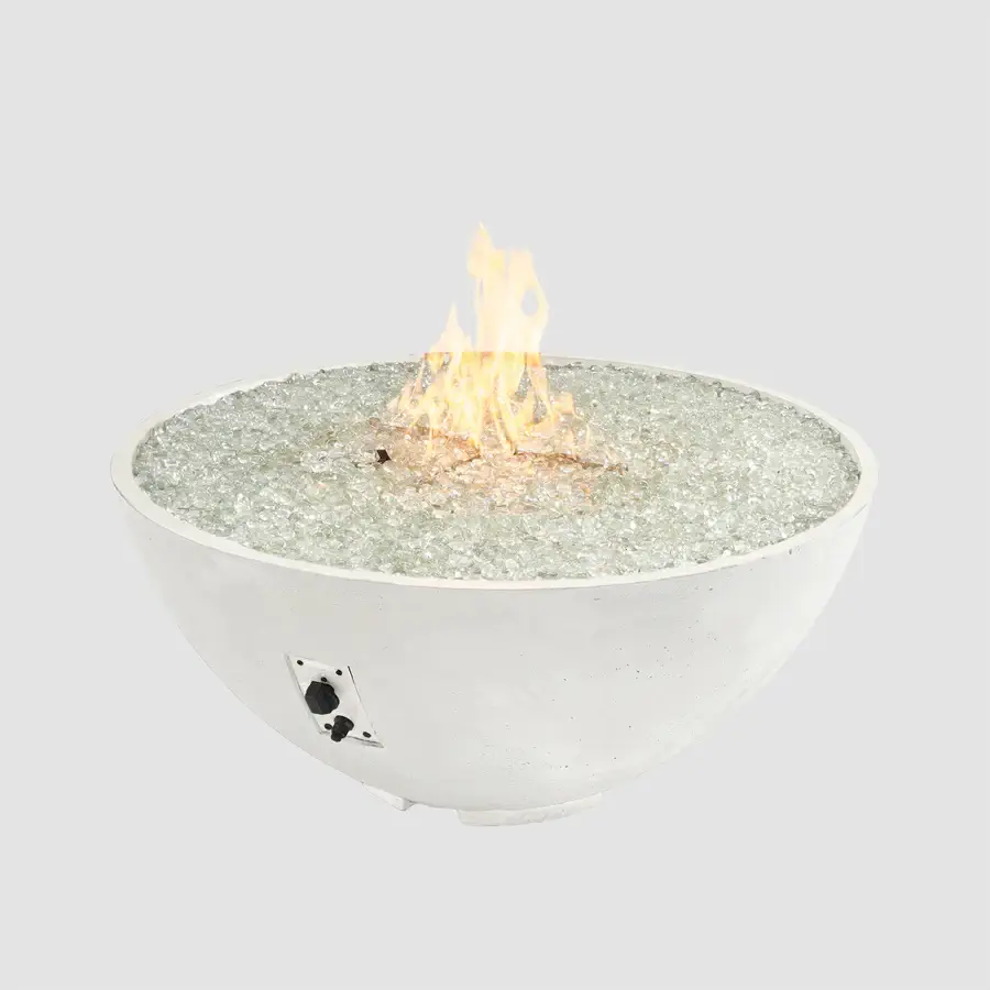 Cove Edge Round Gas Fire Pit Bowl 42"