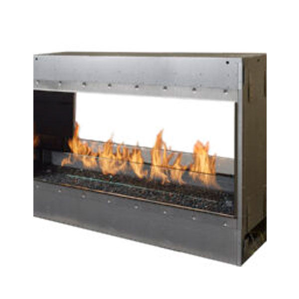 6424 Outdoor Linear Fireplace See-Thru