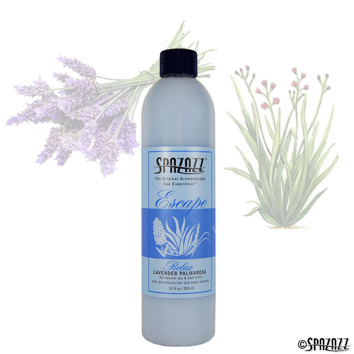 ESCAPE LAVENDER PALMAROSA (RELAX) AROMATHERAPY ELIXIR 12OZ BOTTLE