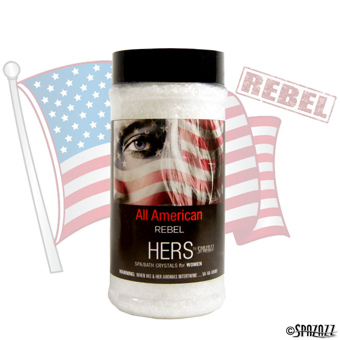 HERS ALL AMERICAN (REBEL) CRYSTALS 17OZ CONTAINER