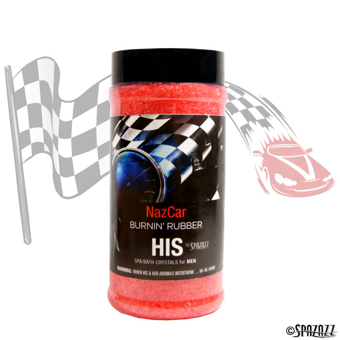 HIS NAZCAR (BURNIN' RUBBER) CRYSTALS 17OZ CONTAINER