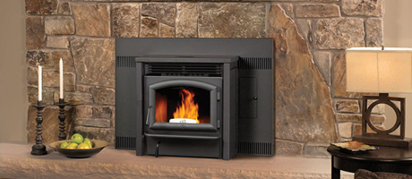 Steel Pellet Fireplace Insert